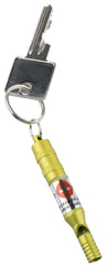 Ace Camp Munkees emergency whistle compact 3-inch design fits pocket and keyring.