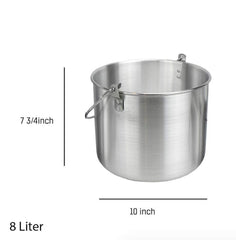 AceCamp Tribal Pot lid with D-ring handle for safe lid checks.