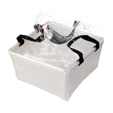 AceCamp water basin folding tub open for outdoor dishwashing