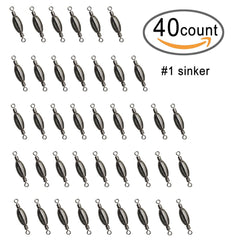 Acekit egg-shaped sinker delivers quick deep sinking while keeping bait centered.