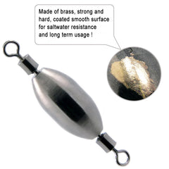 Acekit inner swivel enables easy installation by linking sinker and line.