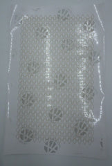 Acid Tactical camouflage stencil for angled surfaces aiding contoured camouflage on gear.