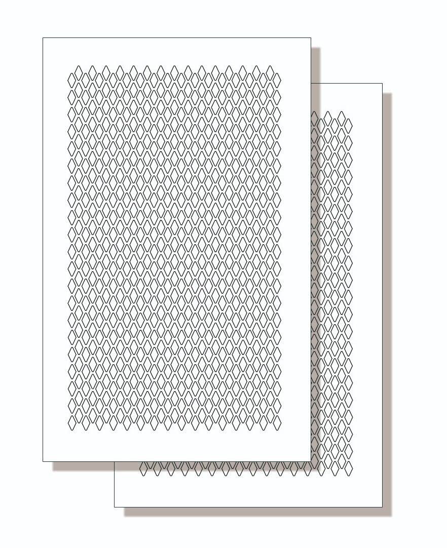 Acid Tactical Camouflage EasyPeel stencil Diamond Plate 9x14 for precise camo patterns.