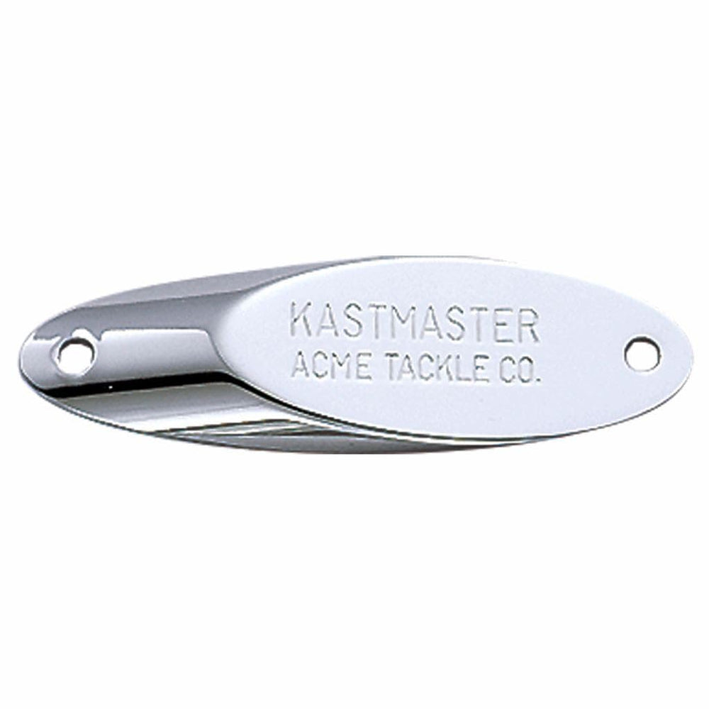 Acme Kastmaster Chrome lure with balanced action for freshwater and saltwater casting