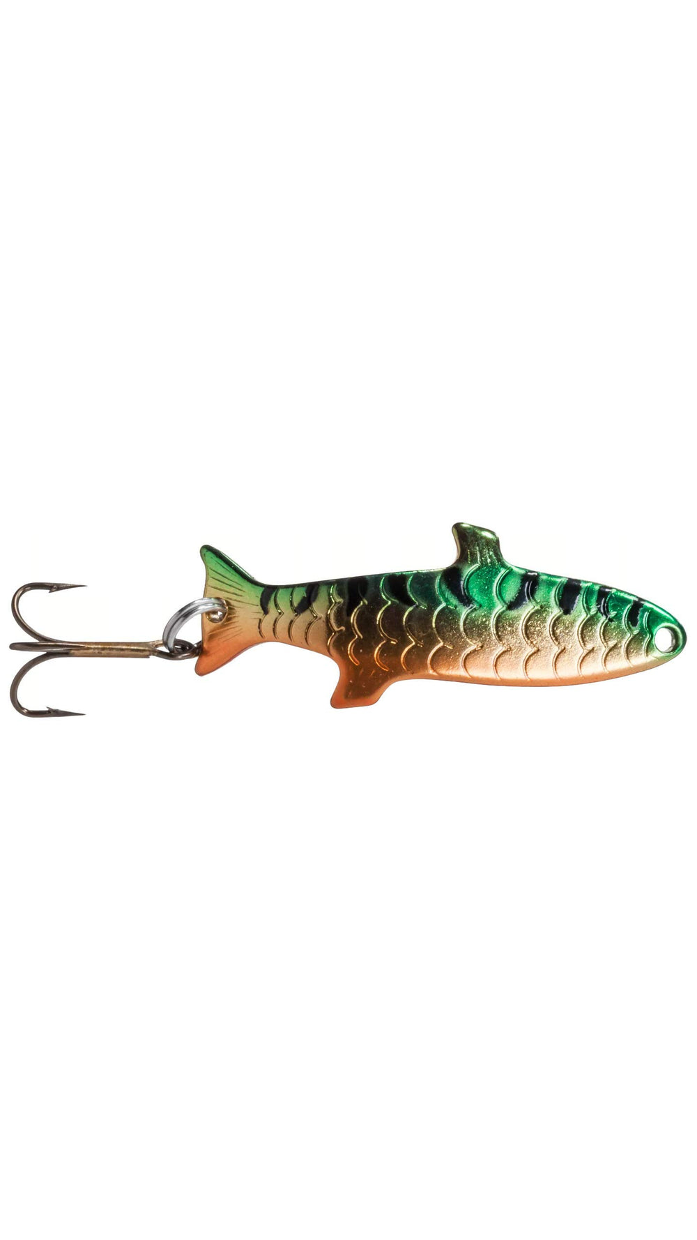 Acme S300-MPR Phoebe lure with orange-gold-green finish for versatile casting