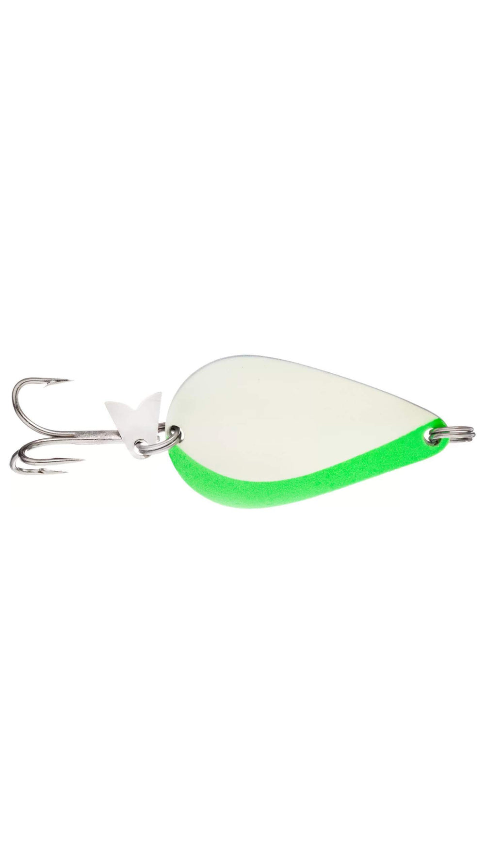 Acme S670GL/GLG Wobbler Spoon glow-green visibility boosts in low light