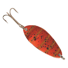 Acme Little Cleo spoon lure in Salmonfliy triggers predatory strikes