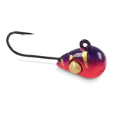 Acme 3TS-DS Tungsten Sling Blade ice jig, front view, highlighting its free-swinging hook for lifelike motion.