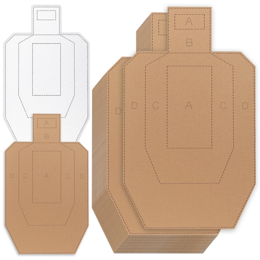 Acostop shooting targets front view, durable silhouette for range practice