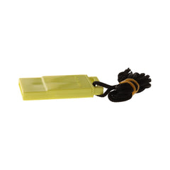ACR Res-Q Whistle flat design reduces snag risk during activity.
