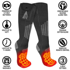 ActionHeat 3.7V battery pack close-up showing portable power for long adventures