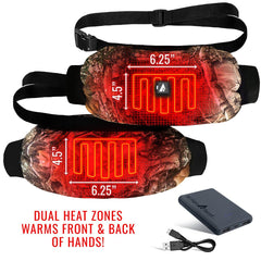 ActionHeat 5V hand warmer muff battery indicators show remaining power at a glance