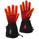 ActionHeat 7V rugged leather work gloves — palm view with durable grip for tough outdoor tasks.