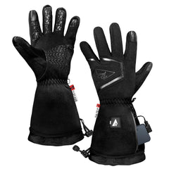 ActionHeat battery heated gloves waterproof membrane keeps hands dry in snow