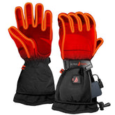 ActionHeat women's heated gloves close-up of heating elements for instant warmth
