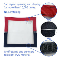 Puncture-resistant 0.5mm clear PVC material