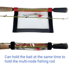 See-through PVC showing attached lure