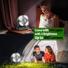 AddAcc 270-degree pivot angle keeps breeze directed for outdoor camping and car trips.