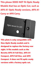 Aircraft aluminum black finish delivers durable, lightweight mounting on the APX