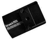 Ade Advanced Optics HK VP9 mount plate top view shows sight compatibility.