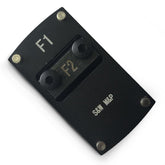 ADE Advanced Optics tactical plate side view shows slim profile and aluminum strength.