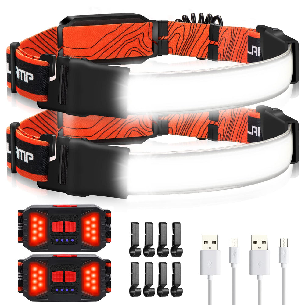 Adelante headlamp 1000lm brightness for clear night visibility