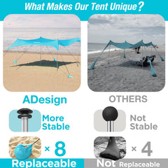 ADesign UPF50+ fabric close-up demonstrates sun protection while lounging.