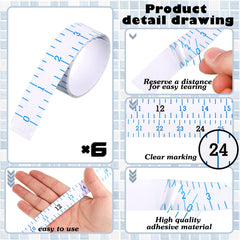 Easy-to-read fish measuring tape for kayak and net use