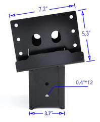 Adler brackets predrilled holes close-up show quick attachment points.