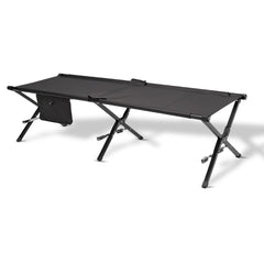 ADVANCAMP Ultralight Camping Cot open dimensions show roomy sleeping surface for adults outdoors.