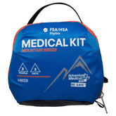 Adventure Medical Kits Mountain Series Hiker bag open with labeled pockets for quick access.