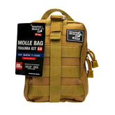 Adventure Medical Molle Bag Trauma Kit 2.0 front view shows organized outdoor readiness