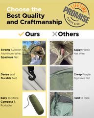 Large and extra-large dimensions of ADVOKAIR hammock for comfortable lounging