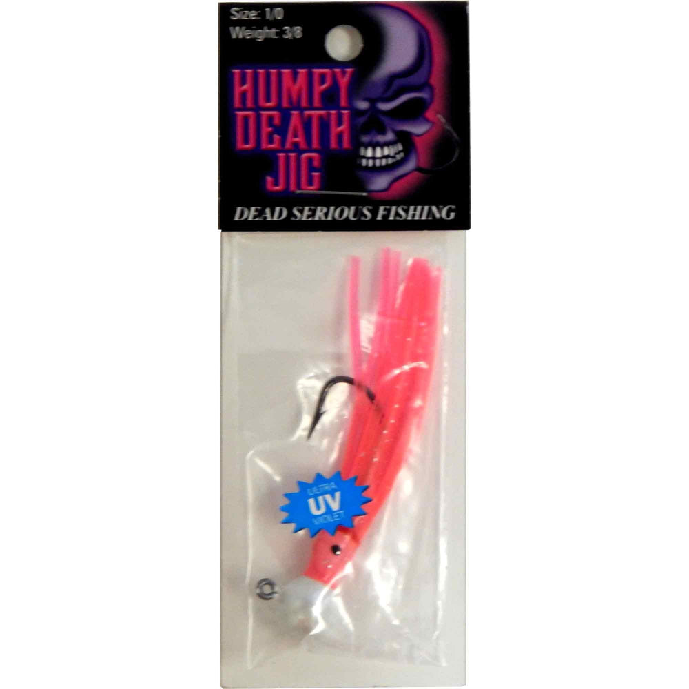 AeroJig Hawken HDJ38002 Humpy Death Jig in Pearl White for smooth casts and lifelike action.