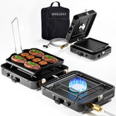 AFFLUENT stove folded-design for easy transport and compact storage.