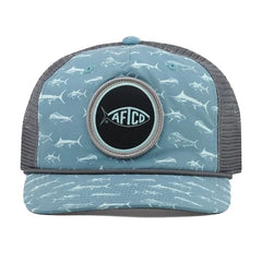 AFTCO Big 3 Trucker Hat side profile highlighting mid-profile design.