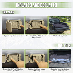 Afurkuot 5.5-6.5 ft fit universal compatibility with pickups and SUVs