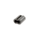 AFW double barrel crimp sleeve 10F8 black secures leader to main line for heavy tackle