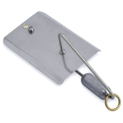 AFW Planer Size #6 braced stainless steel blade in water enabling controlled depth trolling