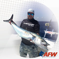 AFW Surfstrand Micro Supreme wire knot-tying demonstration shows easy rig construction.