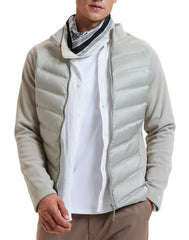 AFZ men's lightweight puffer jacket front view showing sleek warmth for outdoor wear
