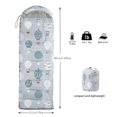 AGANS Datura kids sleeping bag compression sack keeps travel storage compact