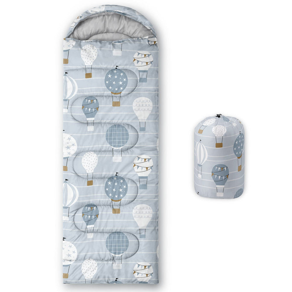 AGANS Datura kids sleeping bag hot air balloon main design for cozy outdoor adventures