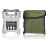 Agatige Outdoor Stove top vent design shows efficient airflow for steady flames.