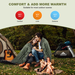AGEMORE Two-person layout highlights spacious queen size for couples.
