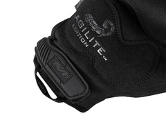 Agilite glove wrist closure demonstrating secure fit and adjustable support