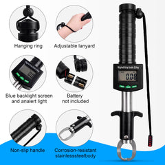 Non-slip ABS handle and adjustable wrist strap close-up