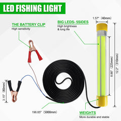 AGOOL IP68 waterproof design keeps freshwater and saltwater fishing reliable.