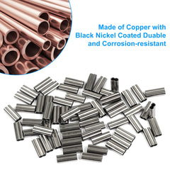 Crimp sleeve size 0.8mm for fishing line connection