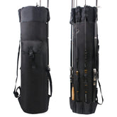 Exterior of AGOOL Fishing Rod Case showing space for 5 rods and reels